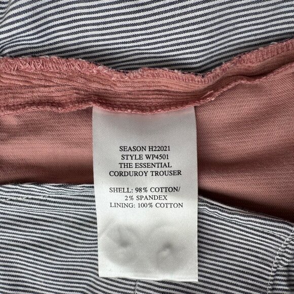 WILDFANG Essential Trouser Rose Brown Size 10 - Picture 8 of 9